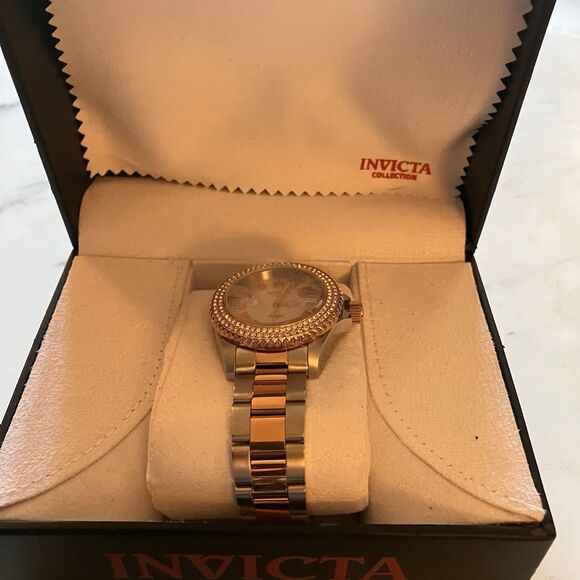 Invicta Angel Limited Edition Men’s Watch Runs Perfectly Wrist 21322 Swiss Mvmnt - Picture 2 of 9